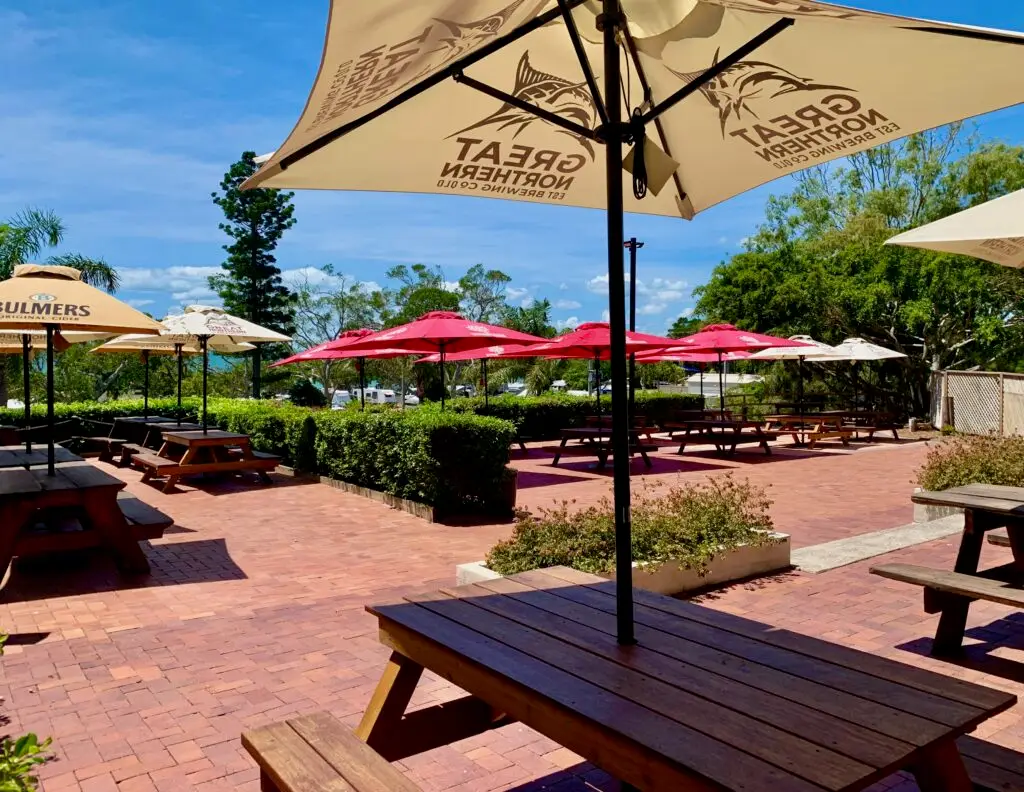 Beer Garden outdoor event space Hervey Bay Hotel